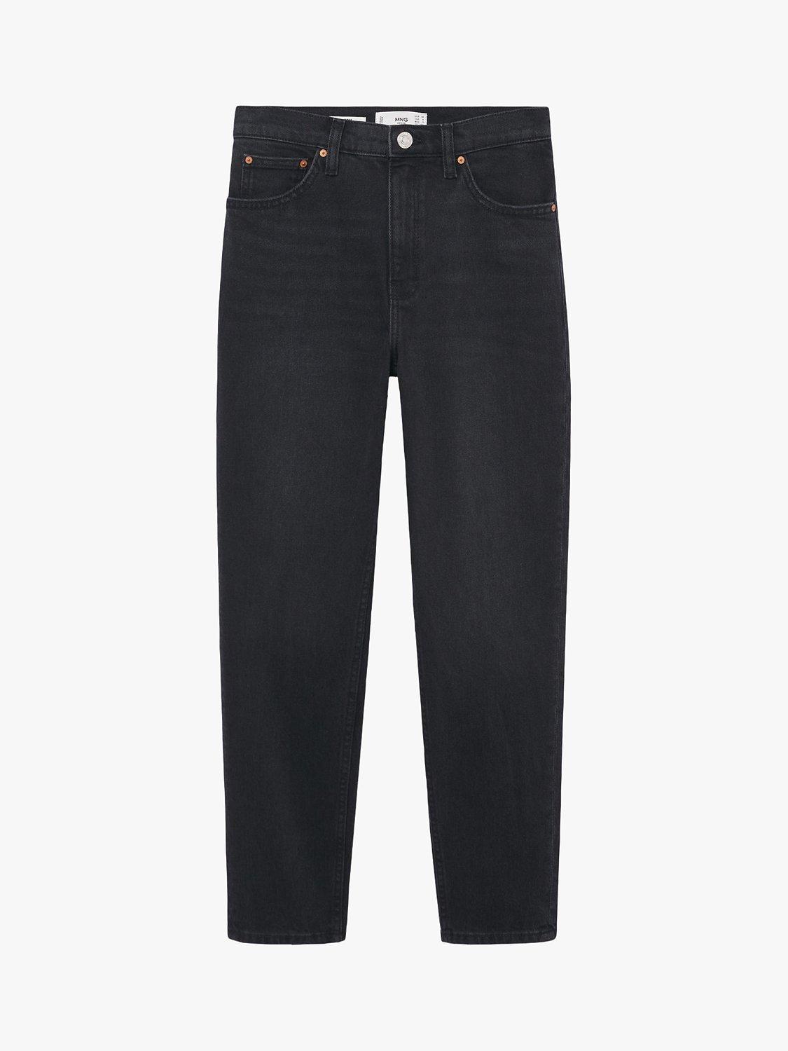Product image 3 of 8, which shows Mango New Mom Fit High Waist Jeans, Black, 8