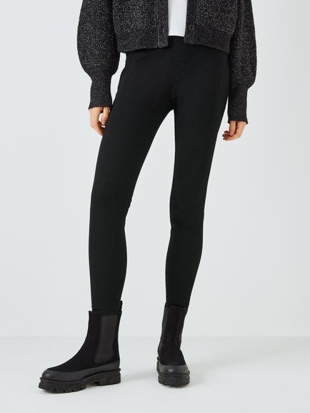 John Lewis ANYDAY Plain Jeggings, Black