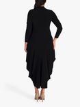 chesca Placket Midi Jersey Dress