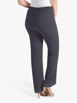 chesca Chiffon Trousers - view 2, Pewter