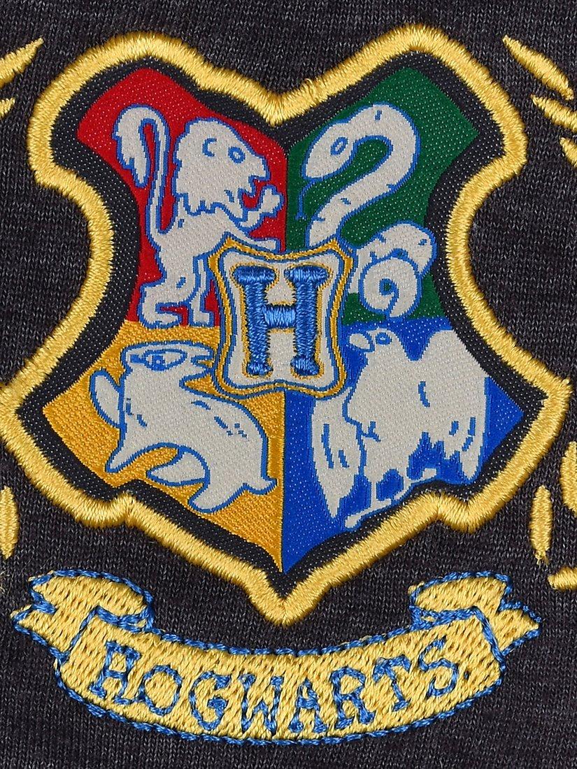 Fabric Flavours Baby Harry Potter Hogwarts Uniform Baby Grow, Grey, 0-6 months