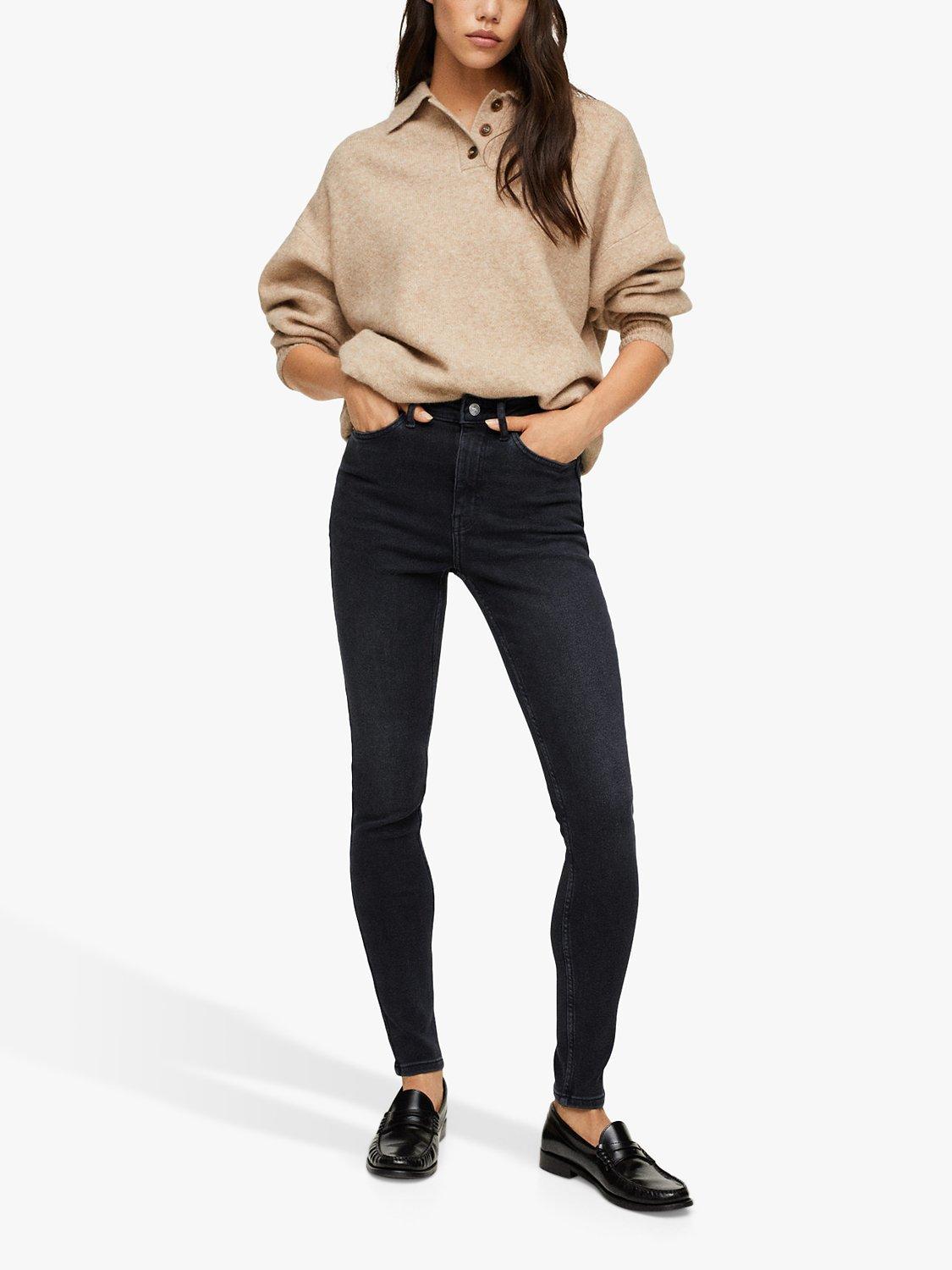Product image 2 of 7, which shows Mango Soho Skinny Jeans, Open Grey, 8