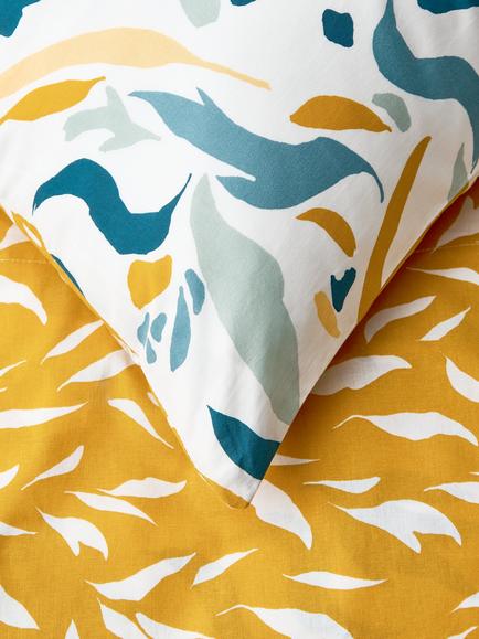 John Lewis Petals Pure Cotton Percale Duvet Cover Set - view 2, Multi