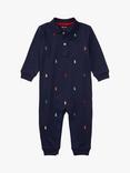 Ralph Lauren Baby Schiffli Logo Sleepsuit