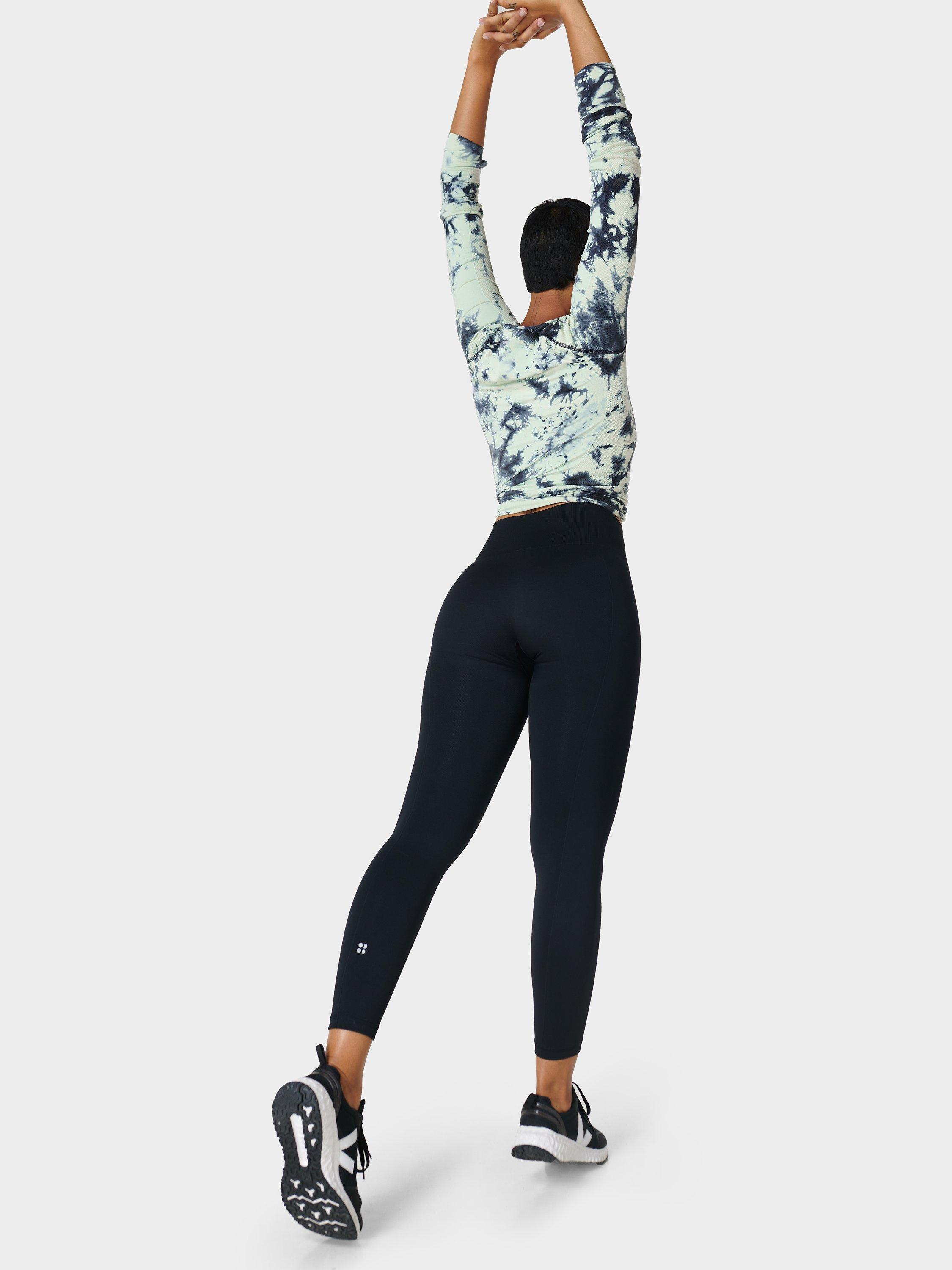 Product image 2 of 5, which shows Sweaty Betty Athlete Seamless 7/8 Leggings, Black, XXL