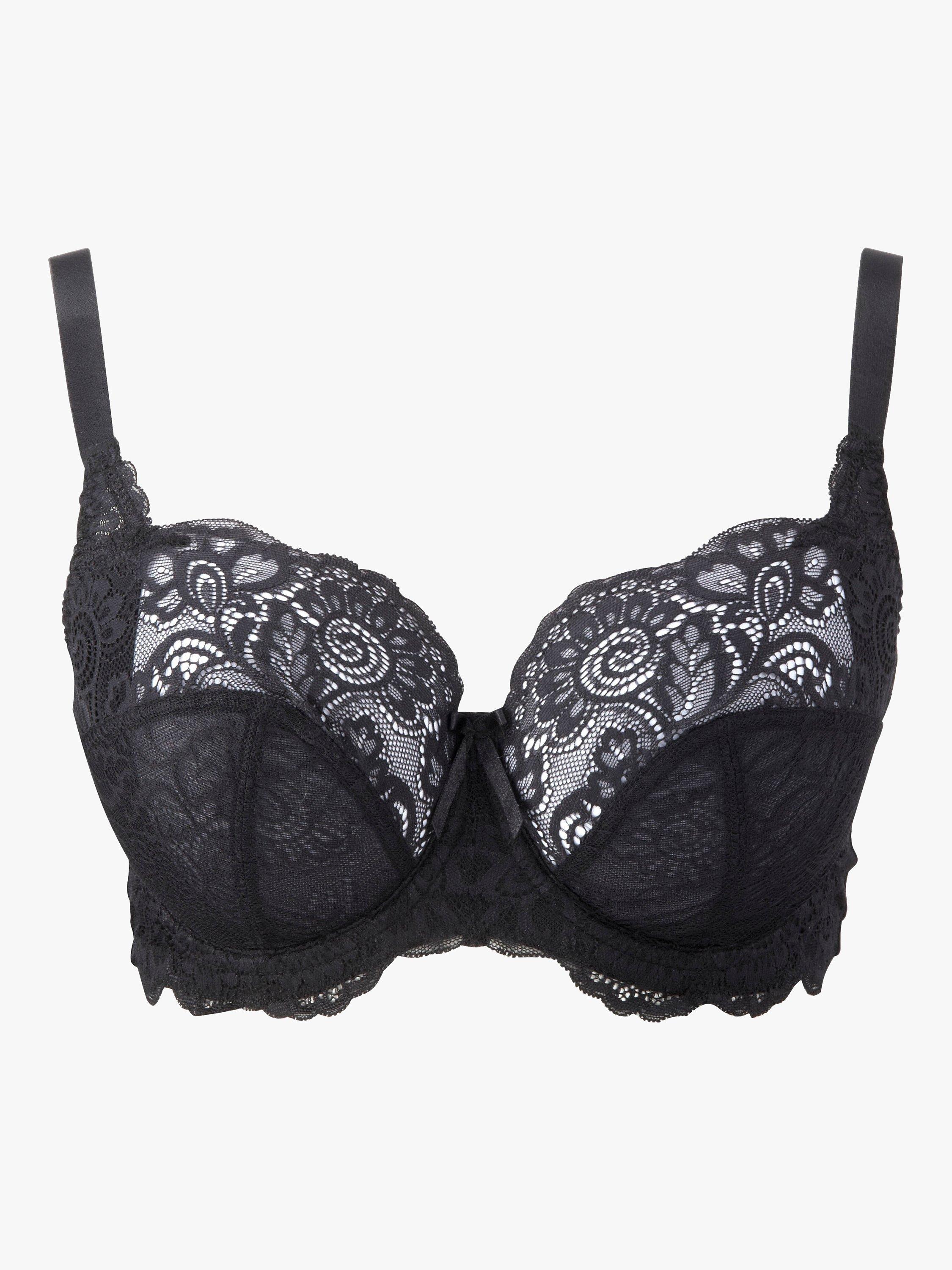 Panache Andorra Underwired Full Cup Bra, Black, 30DD