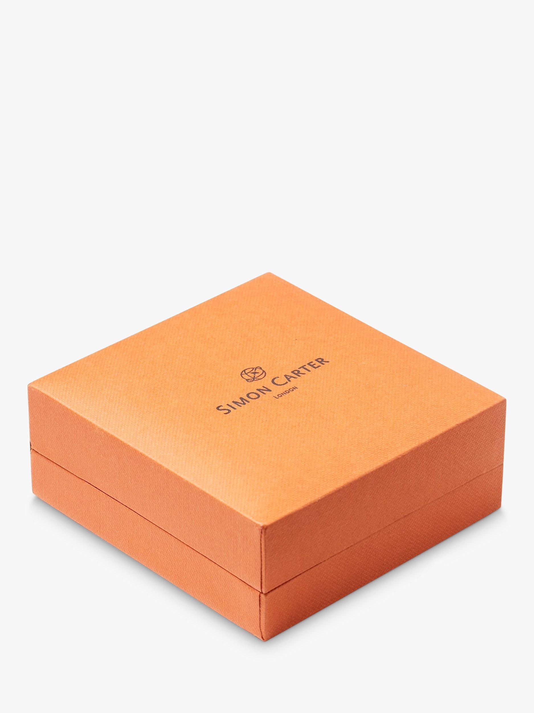 Product image 5 of 5, which shows Simon Carter Newquay Men's Braided Leather Bracelet, Navy