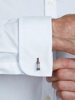 Simon Carter Wine Bottles Cufflinks, Green/Silver - view 2, Green