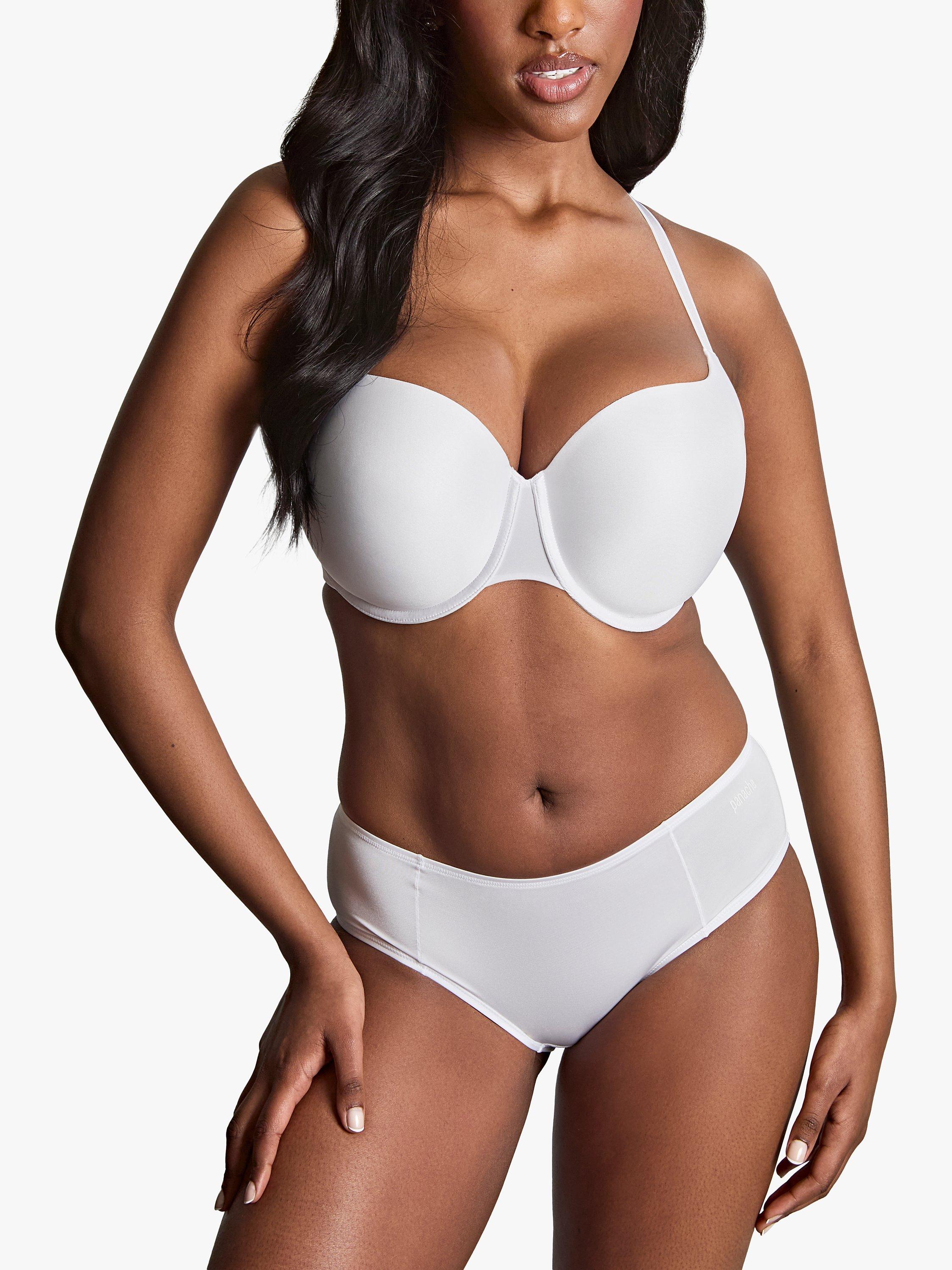 Product image 1 of 5, which shows Panache Porcelain Elan T-Shirt Bra, White, 28E