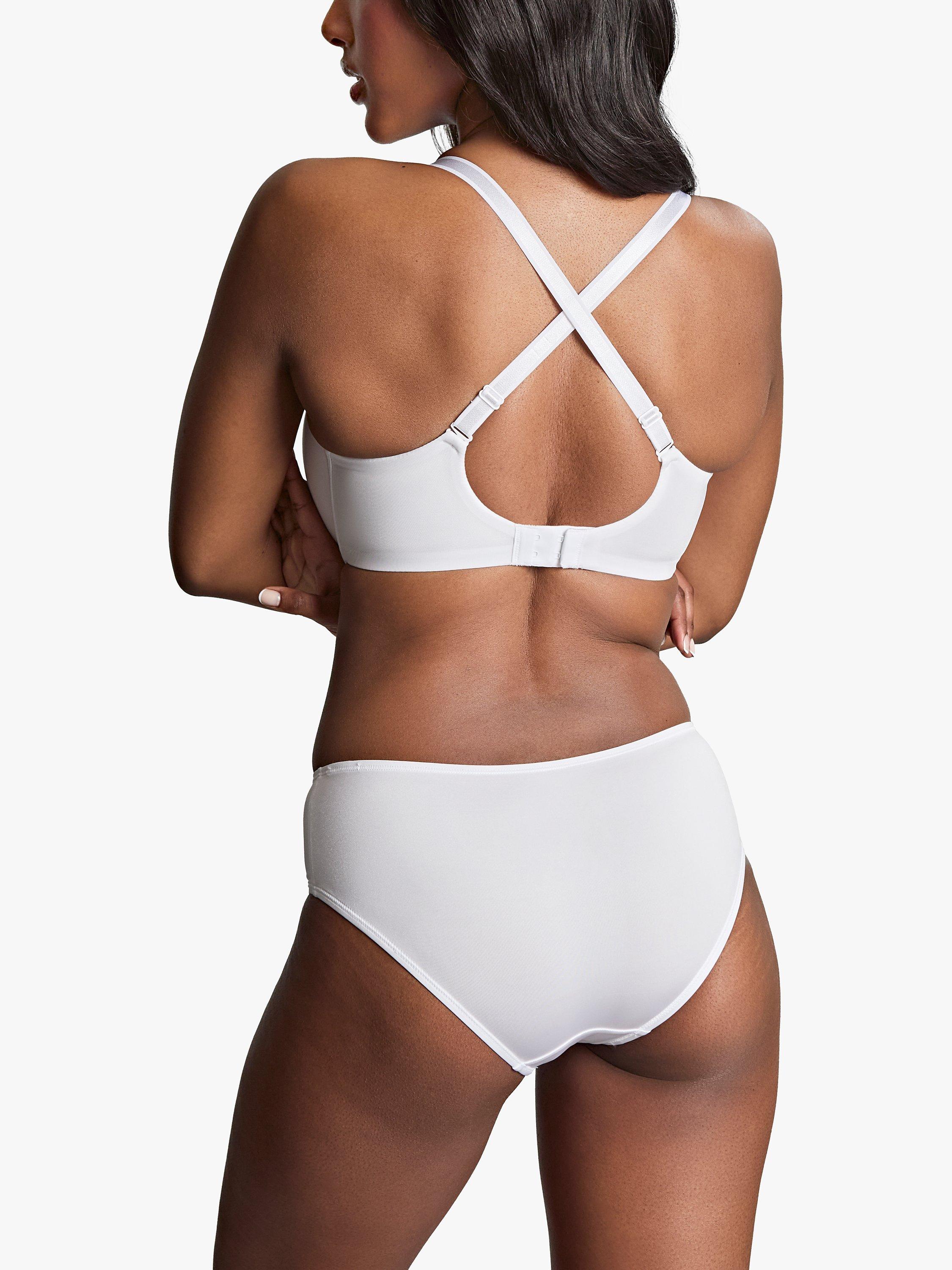 Product image 2 of 5, which shows Panache Porcelain Elan T-Shirt Bra, White, 28E