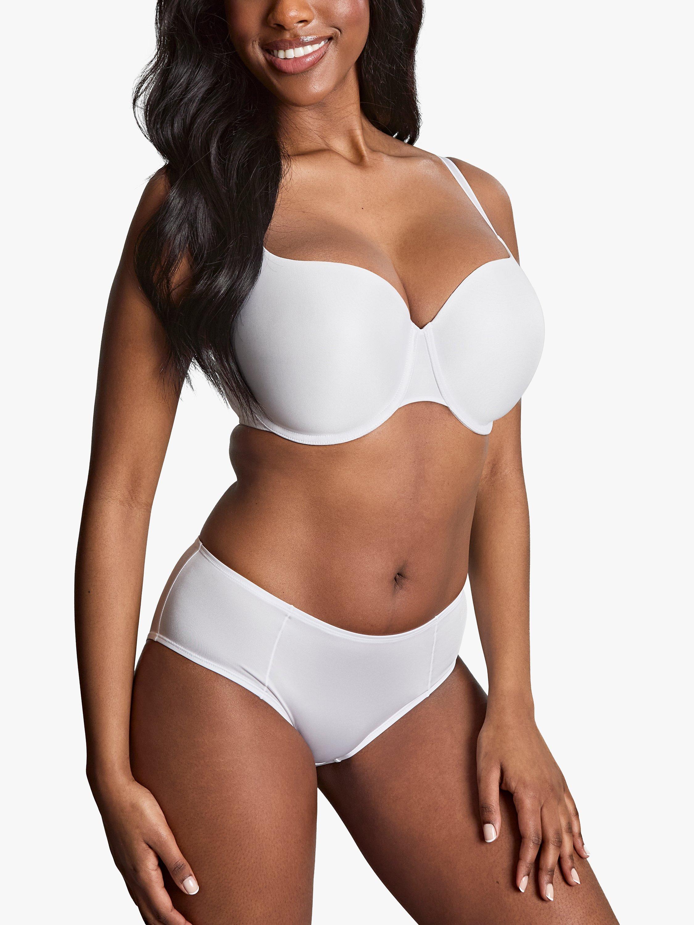 Product image 3 of 5, which shows Panache Porcelain Elan T-Shirt Bra, White, 28E
