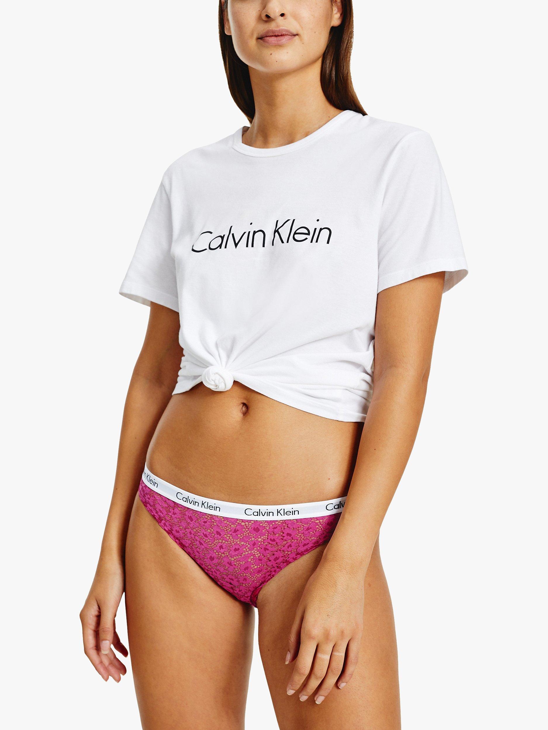 Calvin Klein Carousel Lace Brazilian Knickers, Charmed
