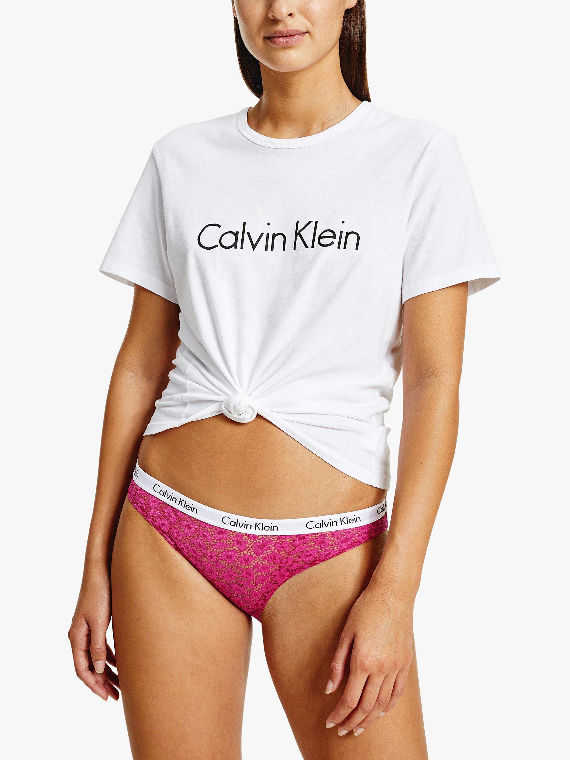 Calvin Klein Carousel Lace Bikini Knickers, Charmed, L