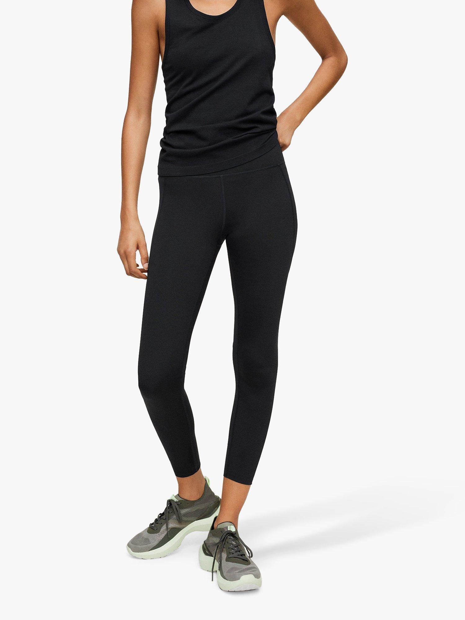 Product image 1 of 7, which shows Mango Basic Leggings, Black, M