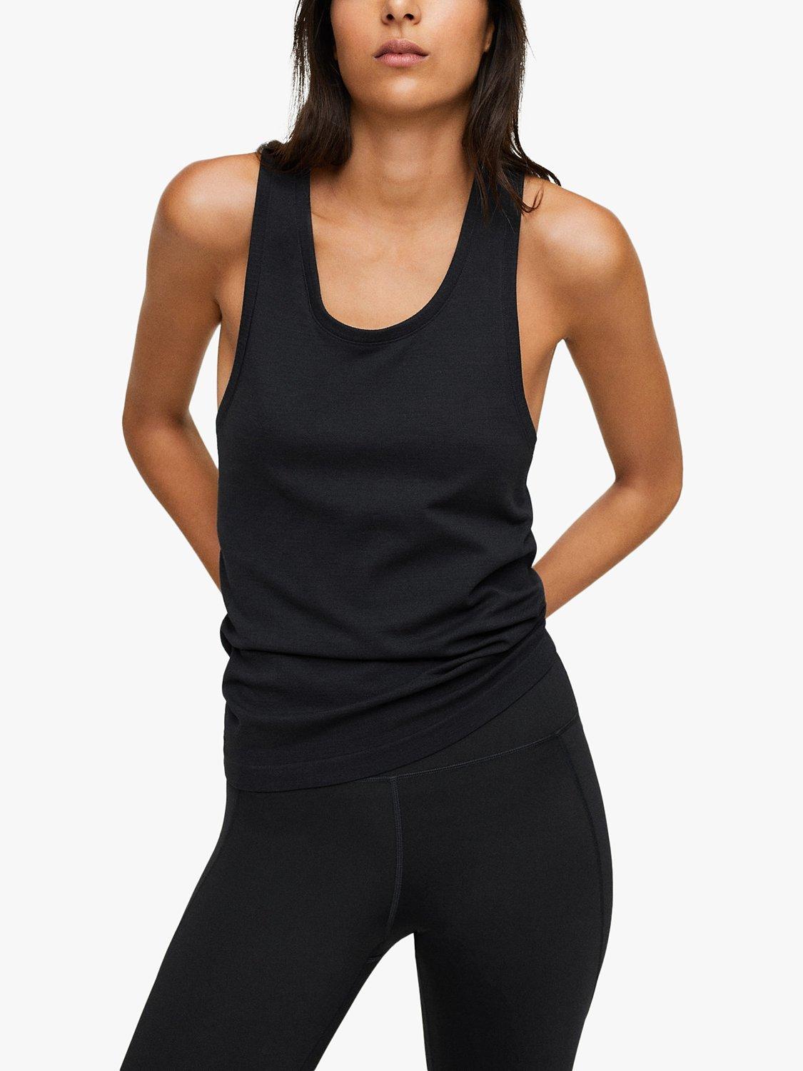 Product image 4 of 7, which shows Mango Basic Leggings, Black, M