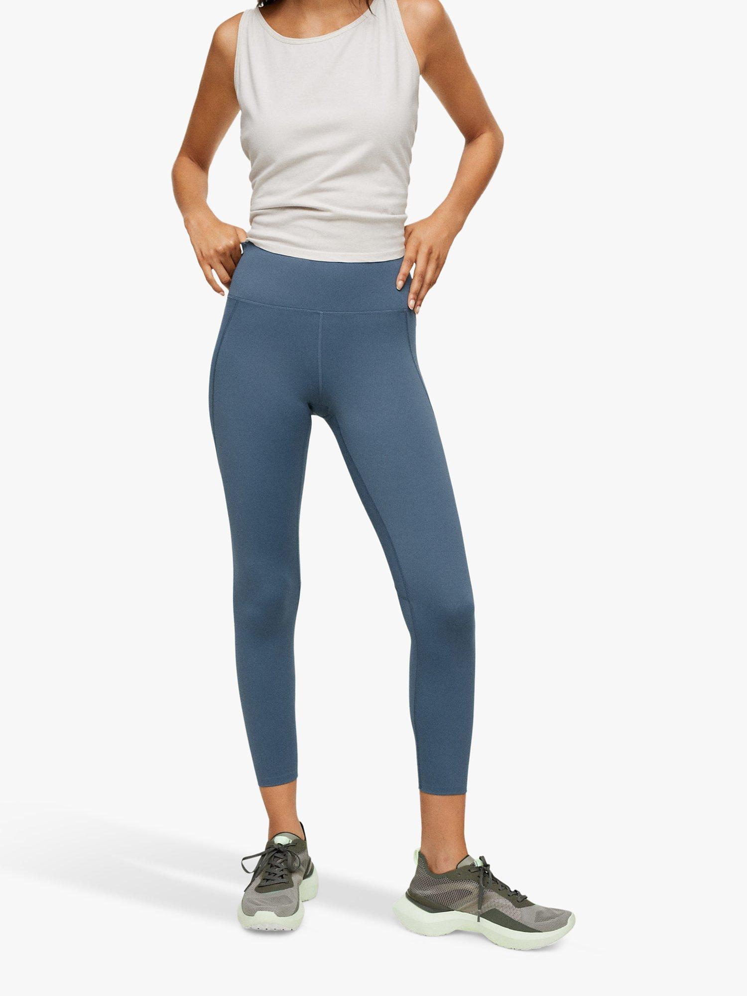 Product image 1 of 8, which shows Mango Basic Leggings, Blue, XL