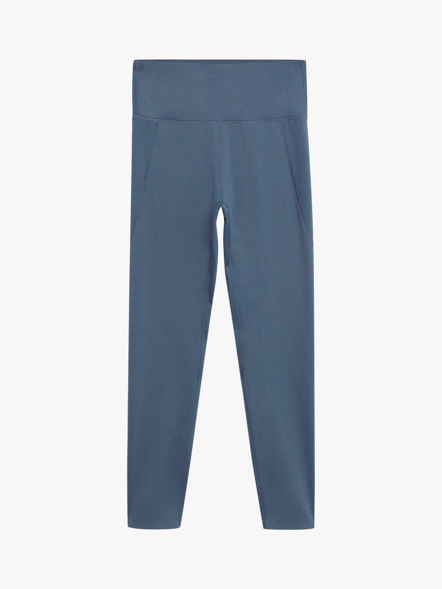 Product image 8 of 8, which shows Mango Basic Leggings, Blue, XL
