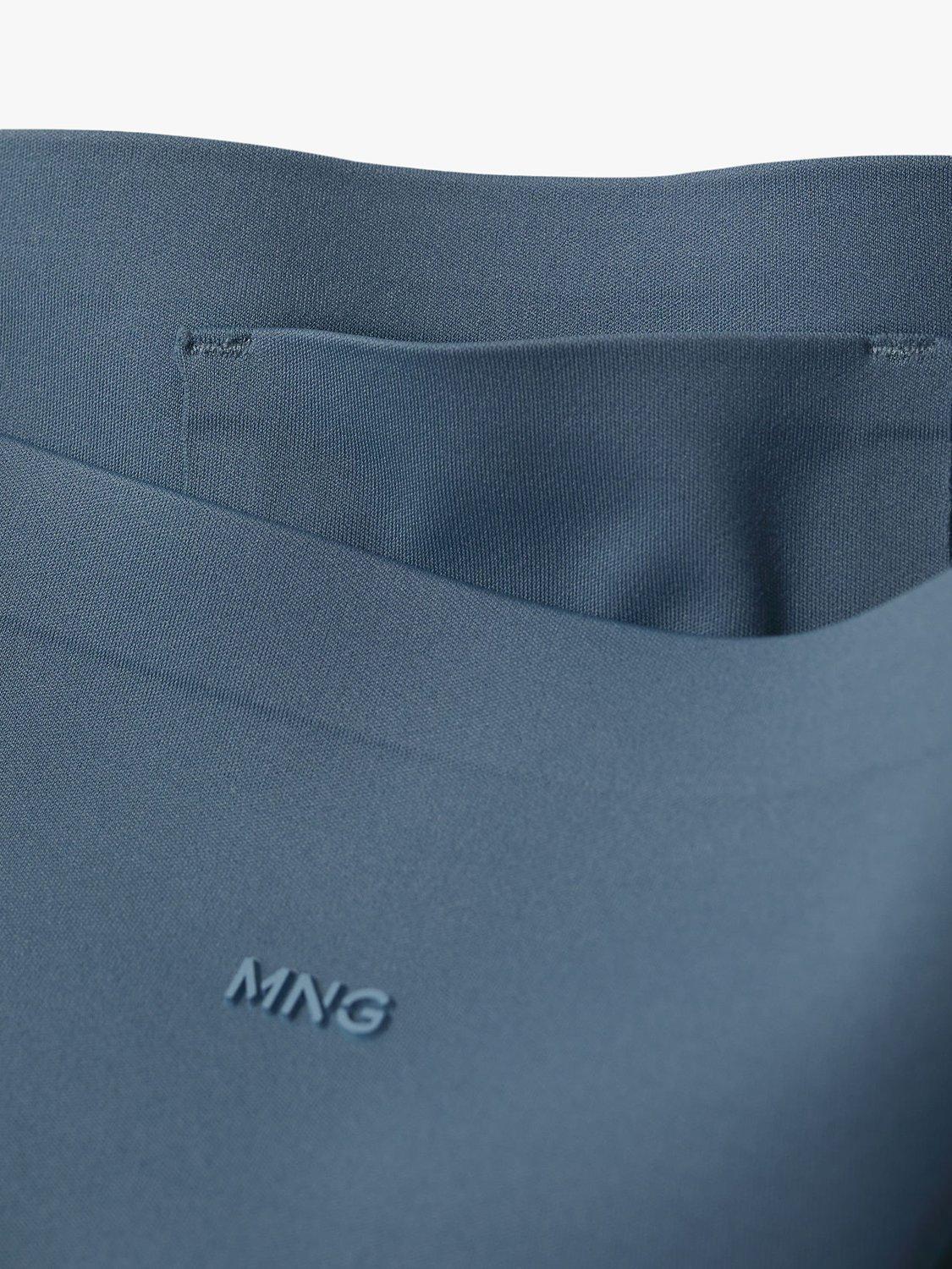 Product image 6 of 8, which shows Mango Basic Leggings, Blue, XL