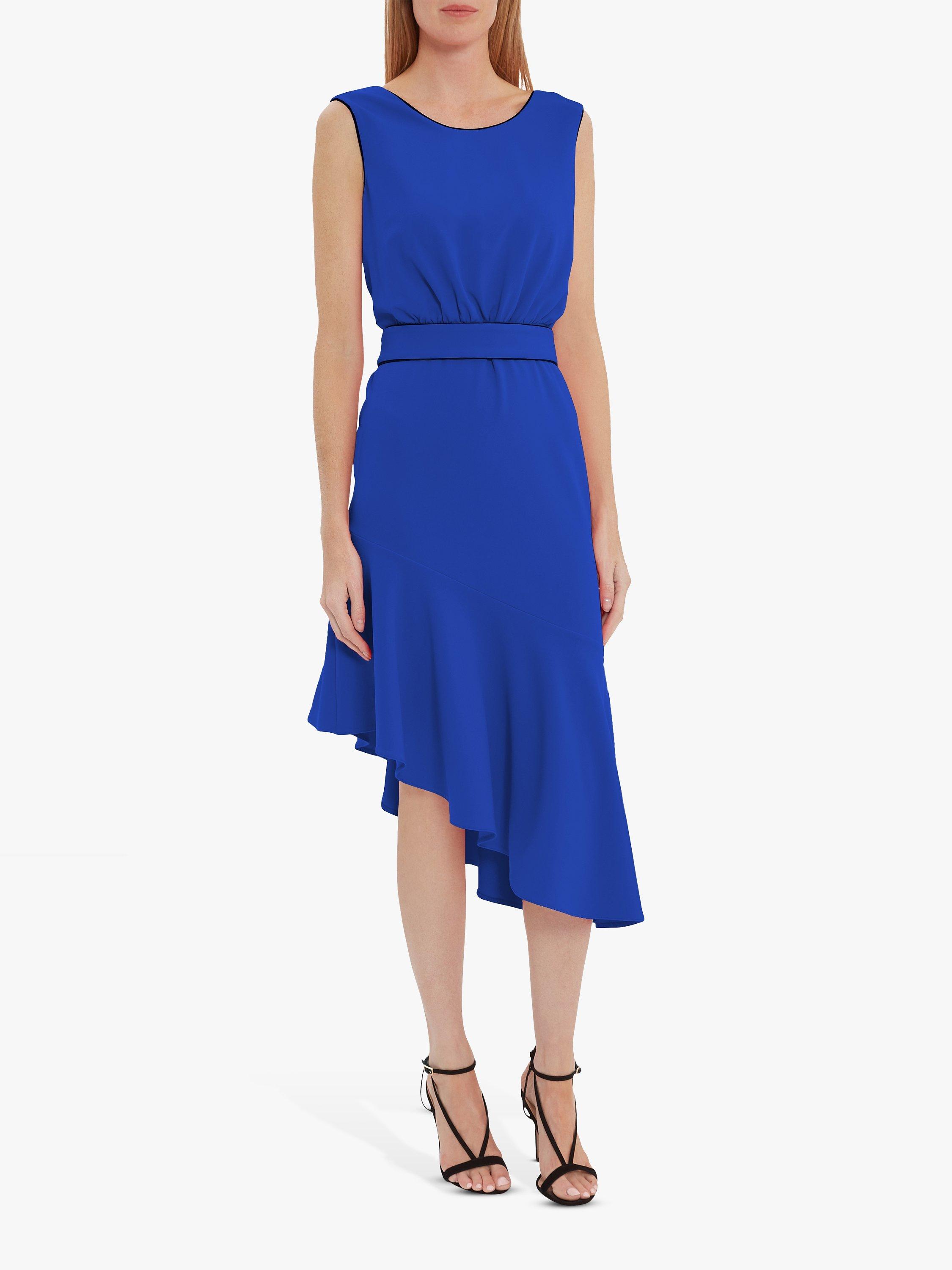 Gina Bacconi Celina Crepe Dress, Summer Royal