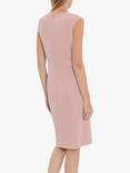 Gina Bacconi Inona Moss Crepe Dress, Rose Peach