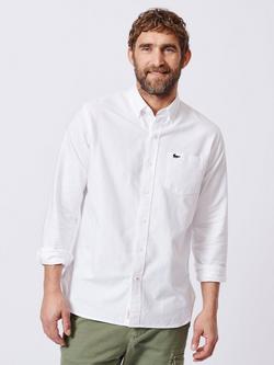 Aubin Aldridge Cotton Long Sleeve Collar Shirt, White