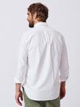 Aubin Aldridge Oxford Cotton Button Down Shirt, White