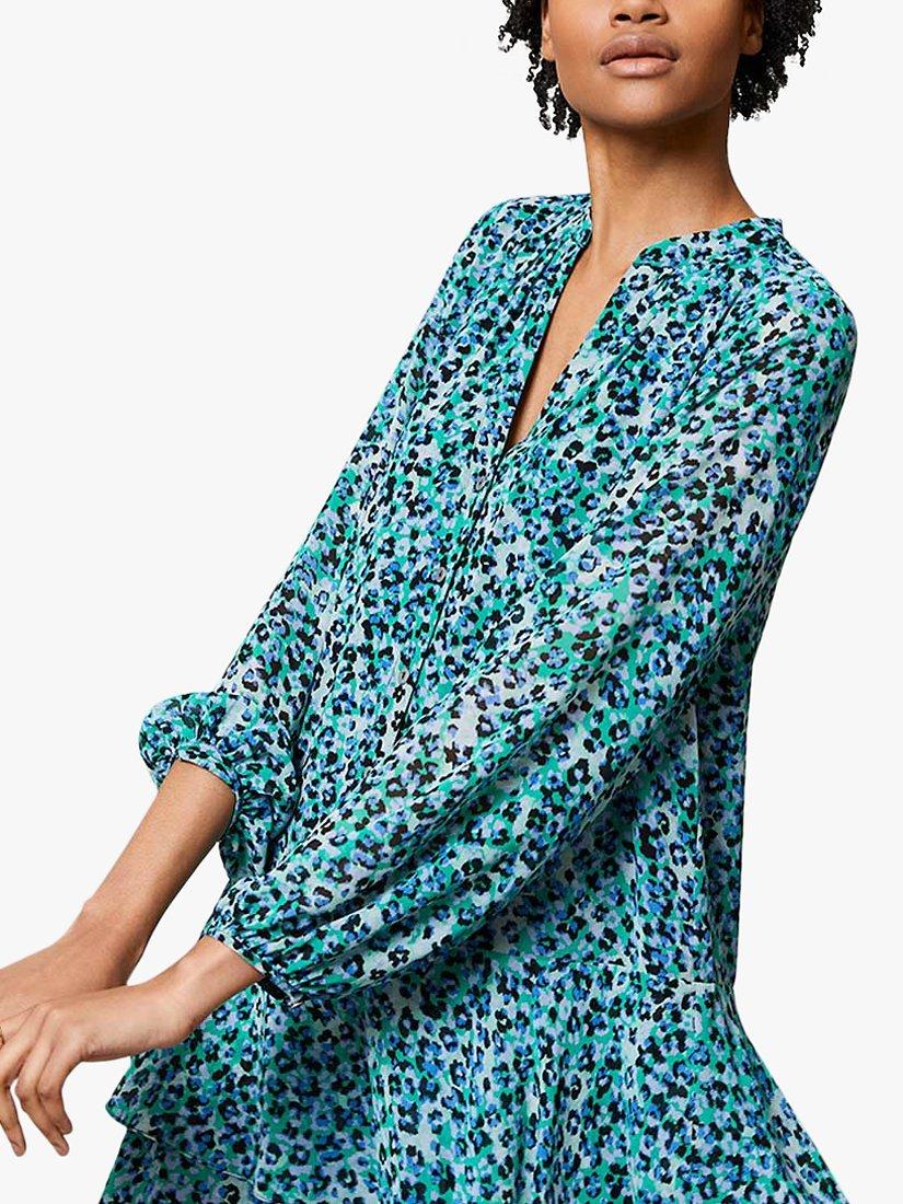 slim fit dress slacks Maeve - Anthropologie Strapless Oliver Green Pleated MIDI Dress main image 0