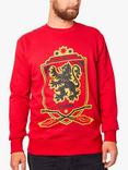 Fabric Flavours Harry Potter Gryffindor Quidditch Oversized Sweatshirt, Red