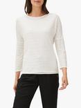 Phase Eight Ellise Textured Top, Ivory