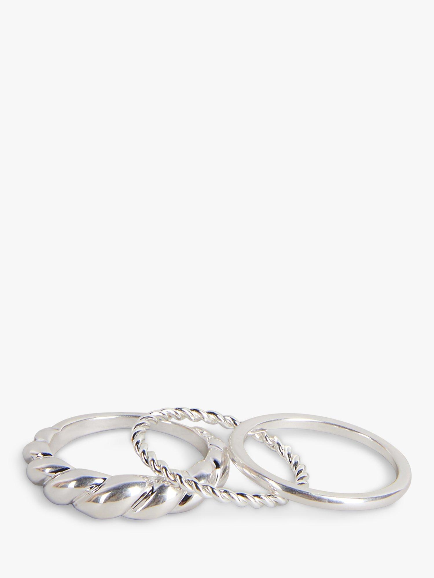 HUSH Lydie Stacking Rings, Set of 3