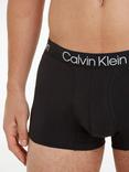 Calvin Klein Plain Logo Trunks, Pack of 3, Multi