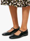 John Lewis Harrietta Mary Jane Leather Pumps, Black