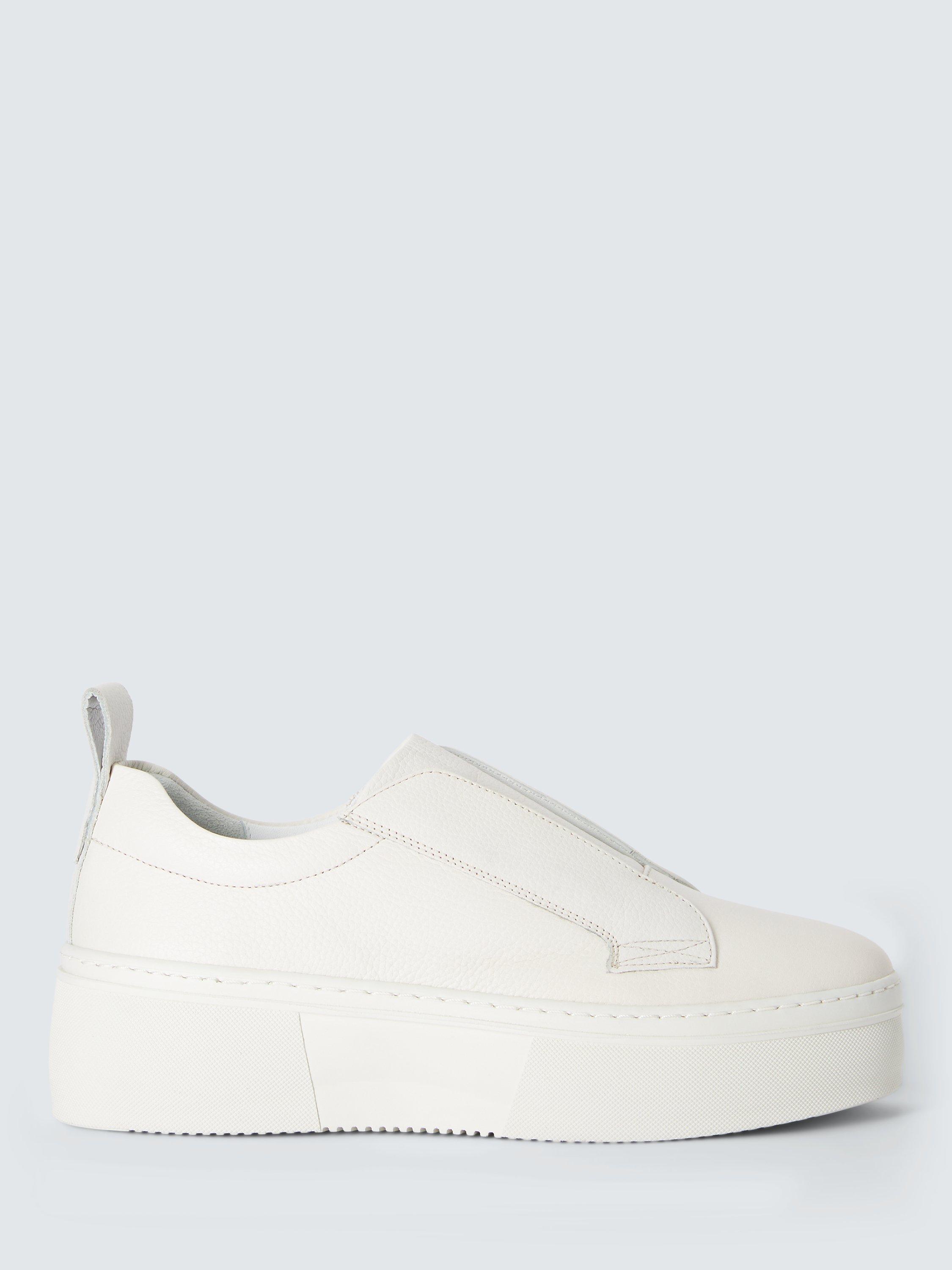 John Lewis Erennie Leather Chunky Sole Slip On Trainers