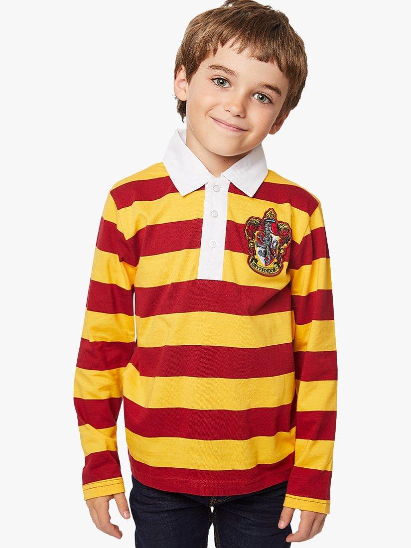 Fabric Flavours Kids' Harry Potter Gryffindor Rugby Shirt, Multi