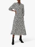 Phase Eight Phillipa Floral Dress, Black/White