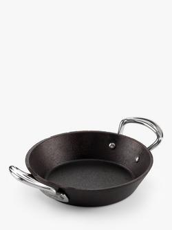 Samuel Groves Cast Iron Double Handle Skillet Frying Pan, Black