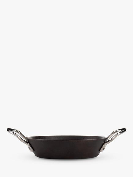 Samuel Groves Cast Iron Double Handle Skillet Frying Pan - view 2, Black