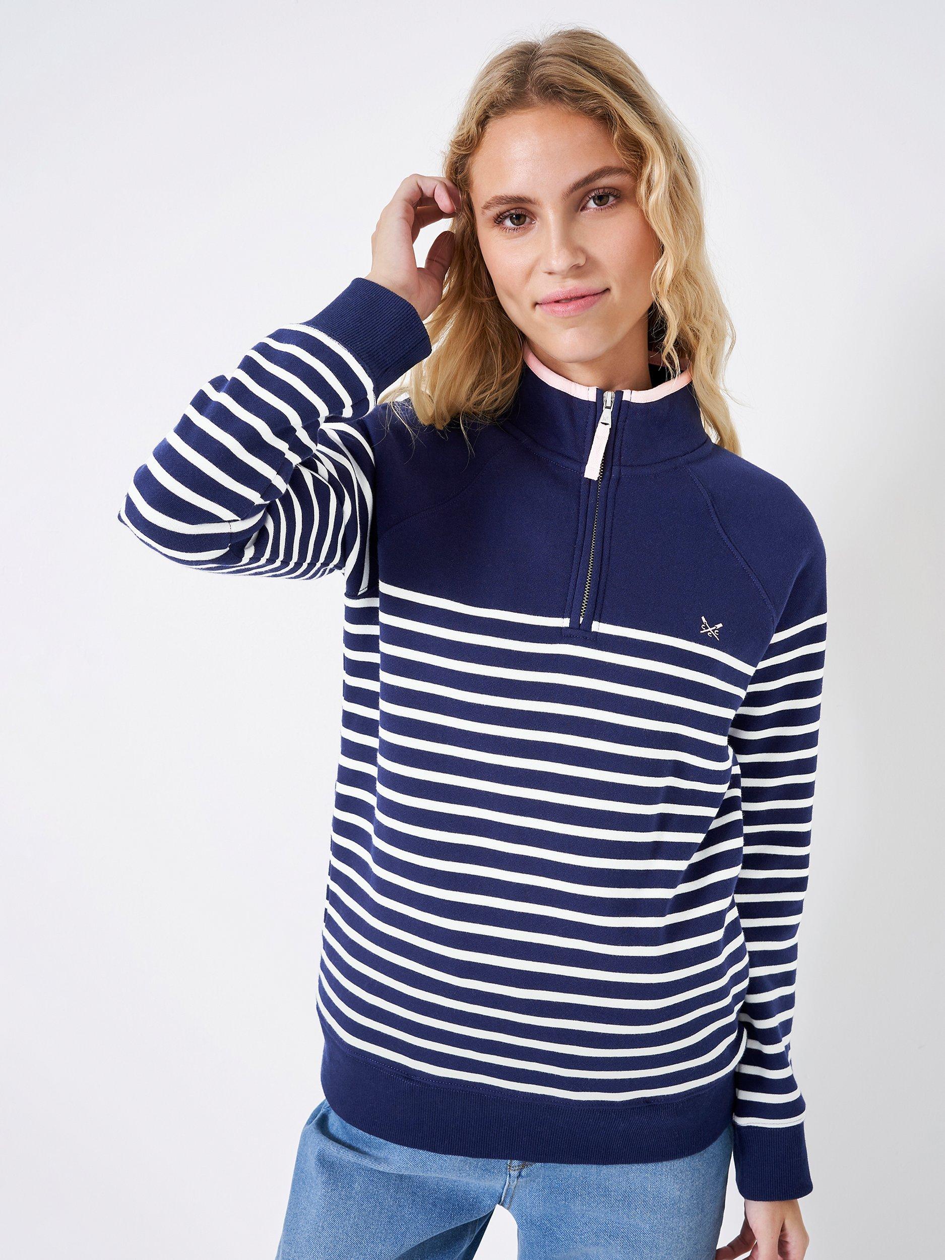 Crew Clothing Half Zip Sweatshirt