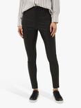 Phase Eight Amina Faux Leather Jeggings, Black