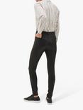 Phase Eight Amina Faux Leather Jeggings, Black