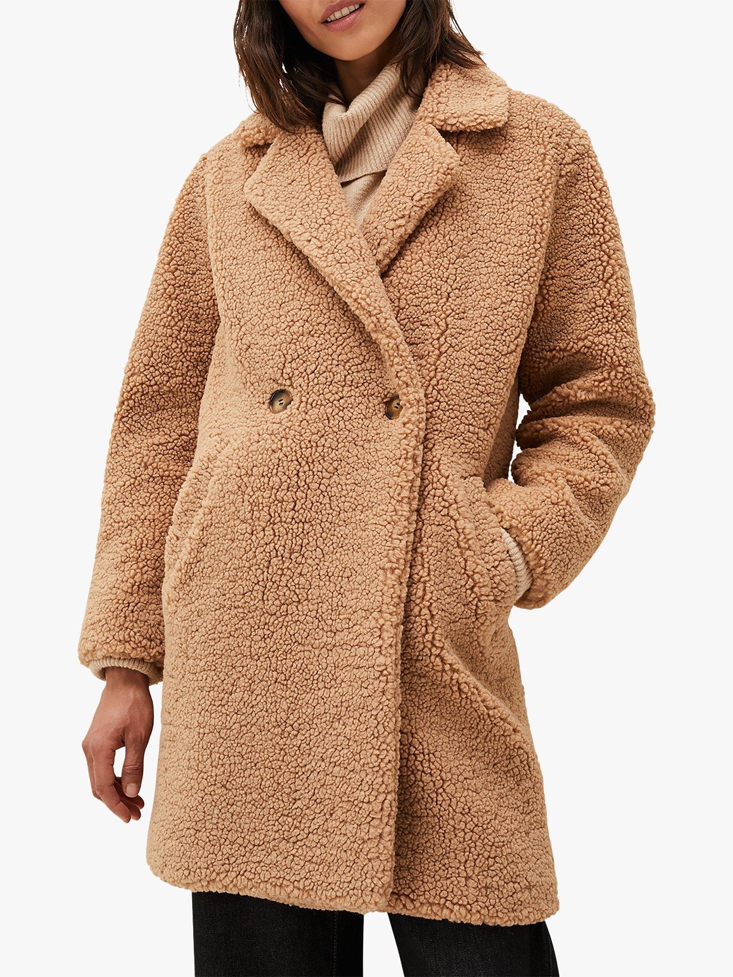 Phase Eight Katherine Teddy Coat, Camel