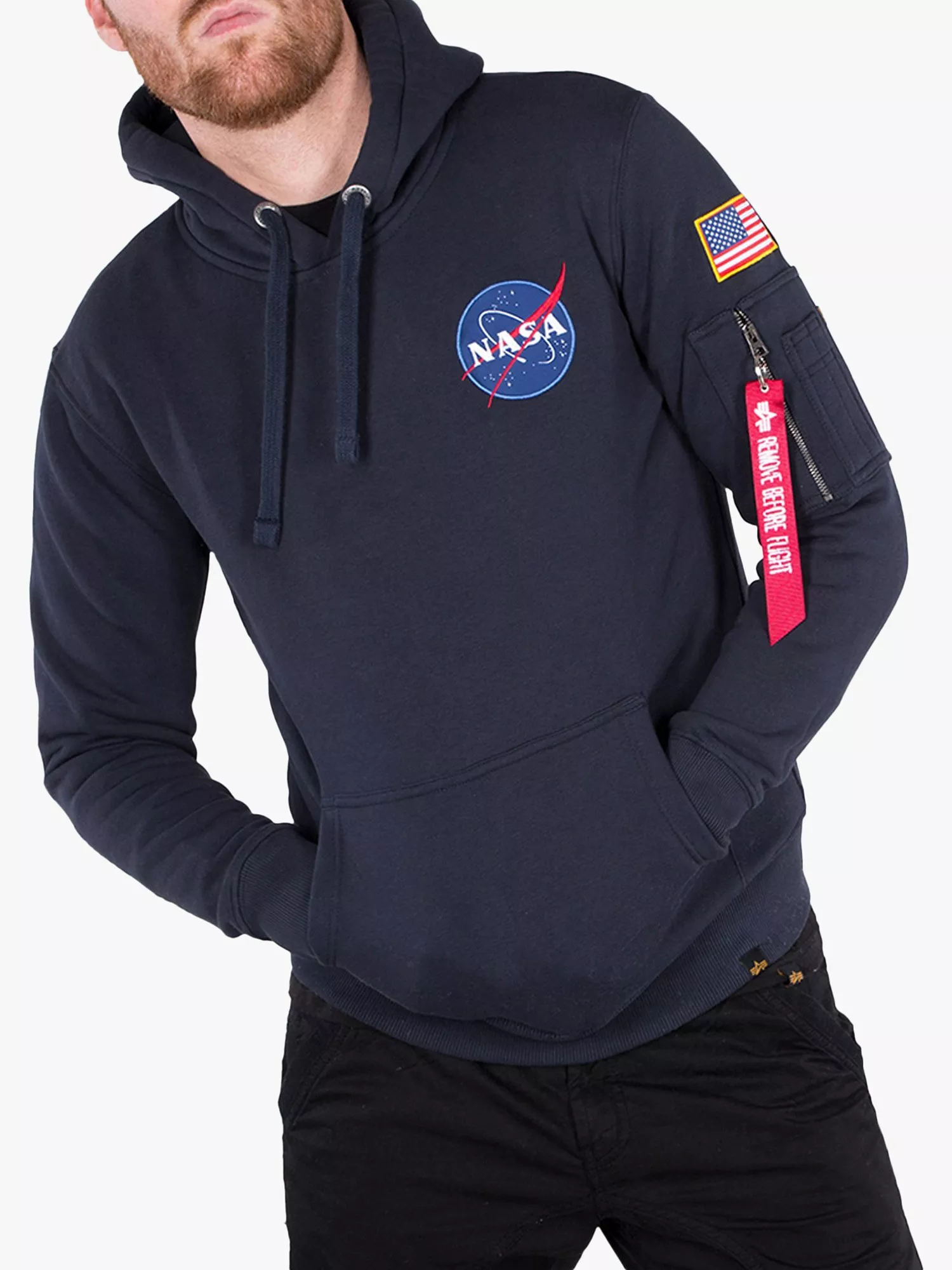 Alpha industries sweatshirt nasa sale