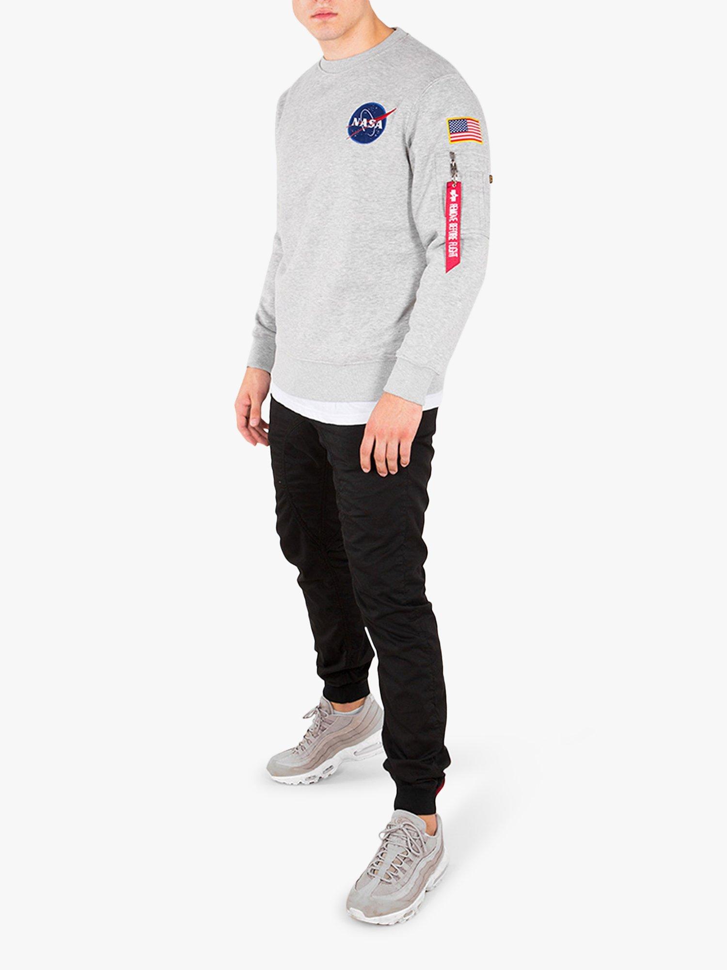 Grey nasa sweatshirt hotsell