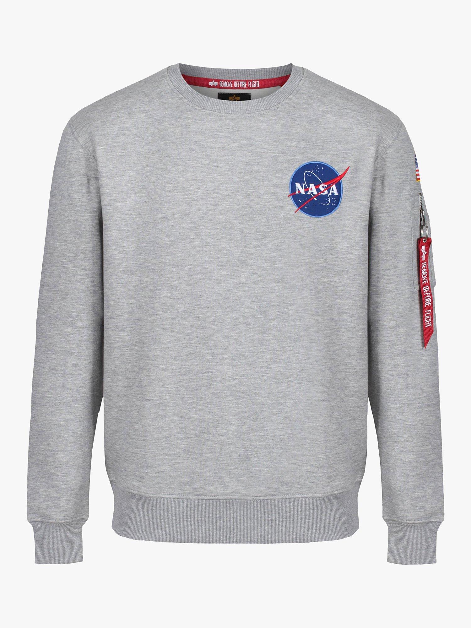 Nasa sweatshirt grey sale