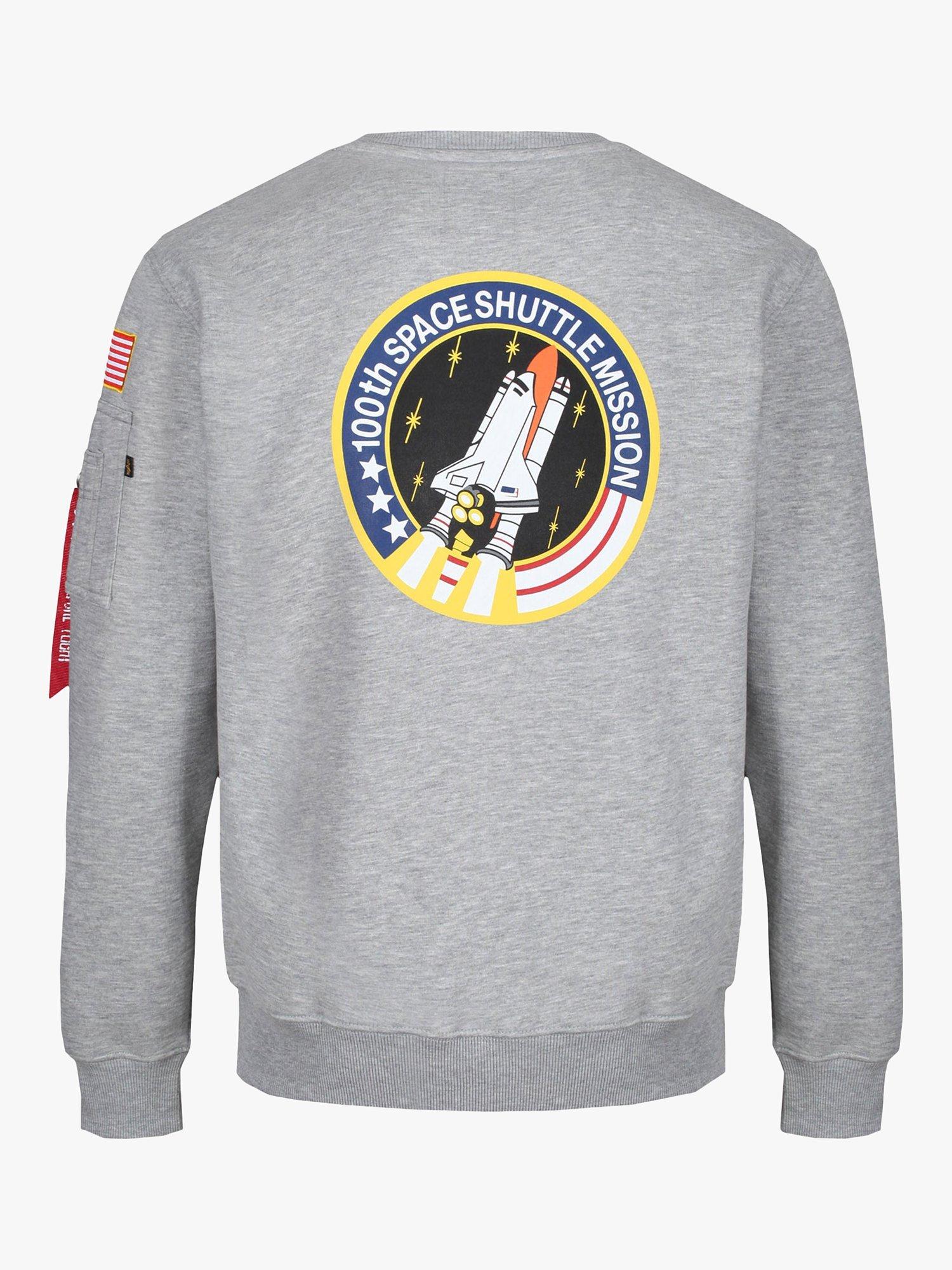 Alpha Industries X NASA Space Shuttle Logo Sweatshirt