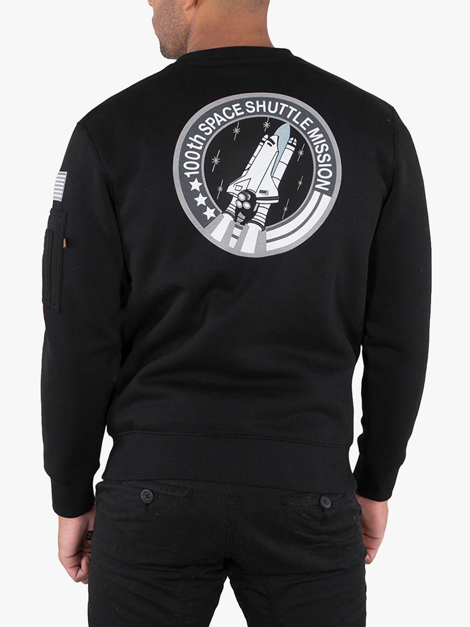 Alpha industries space shuttle hoodie black best sale