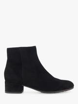 Gabor Abbey Suede Ankle Boots Black