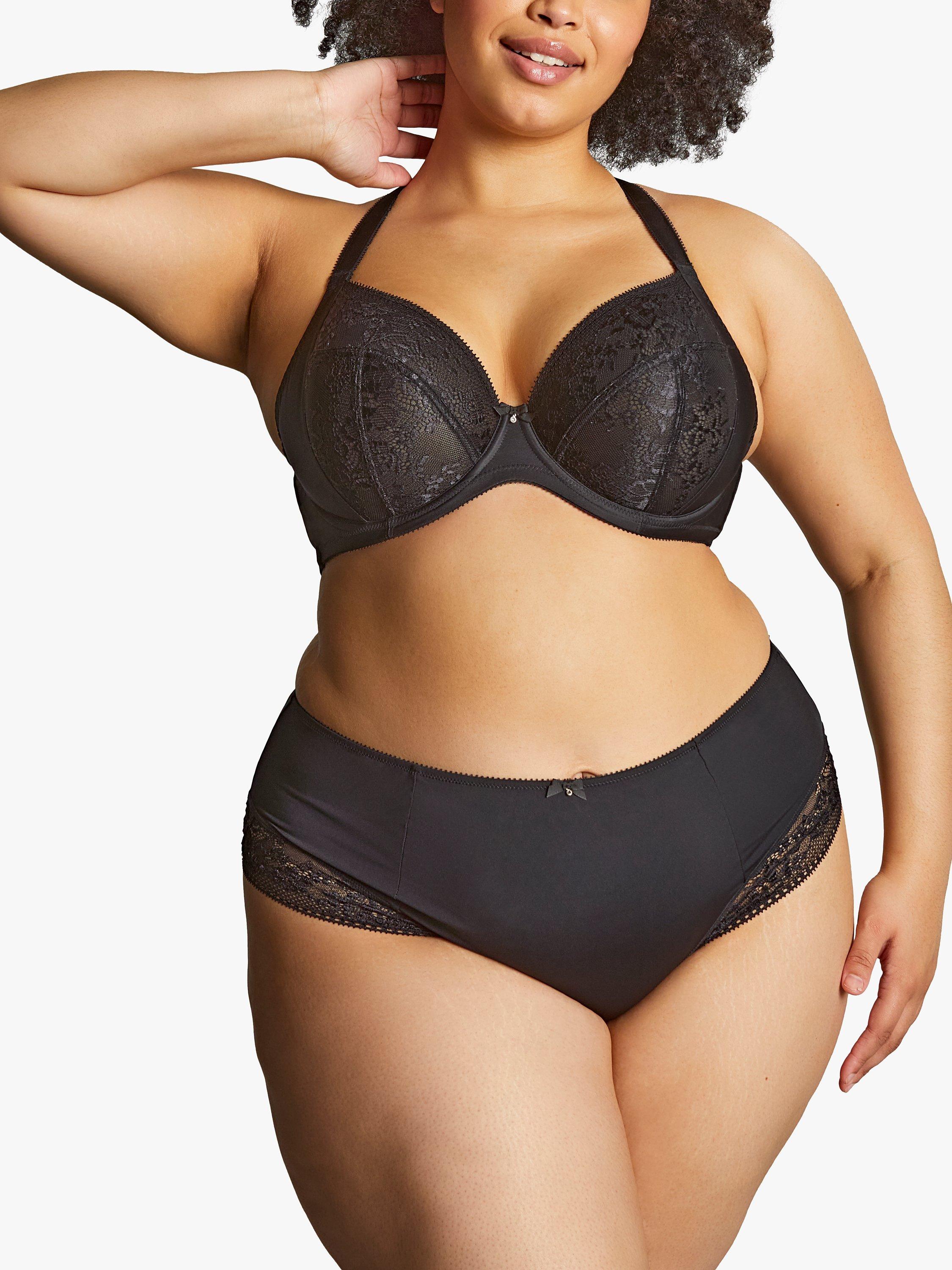 Product image 5 of 6, which shows Sculptresse Roxie Plunge Bra, Black, 34FF