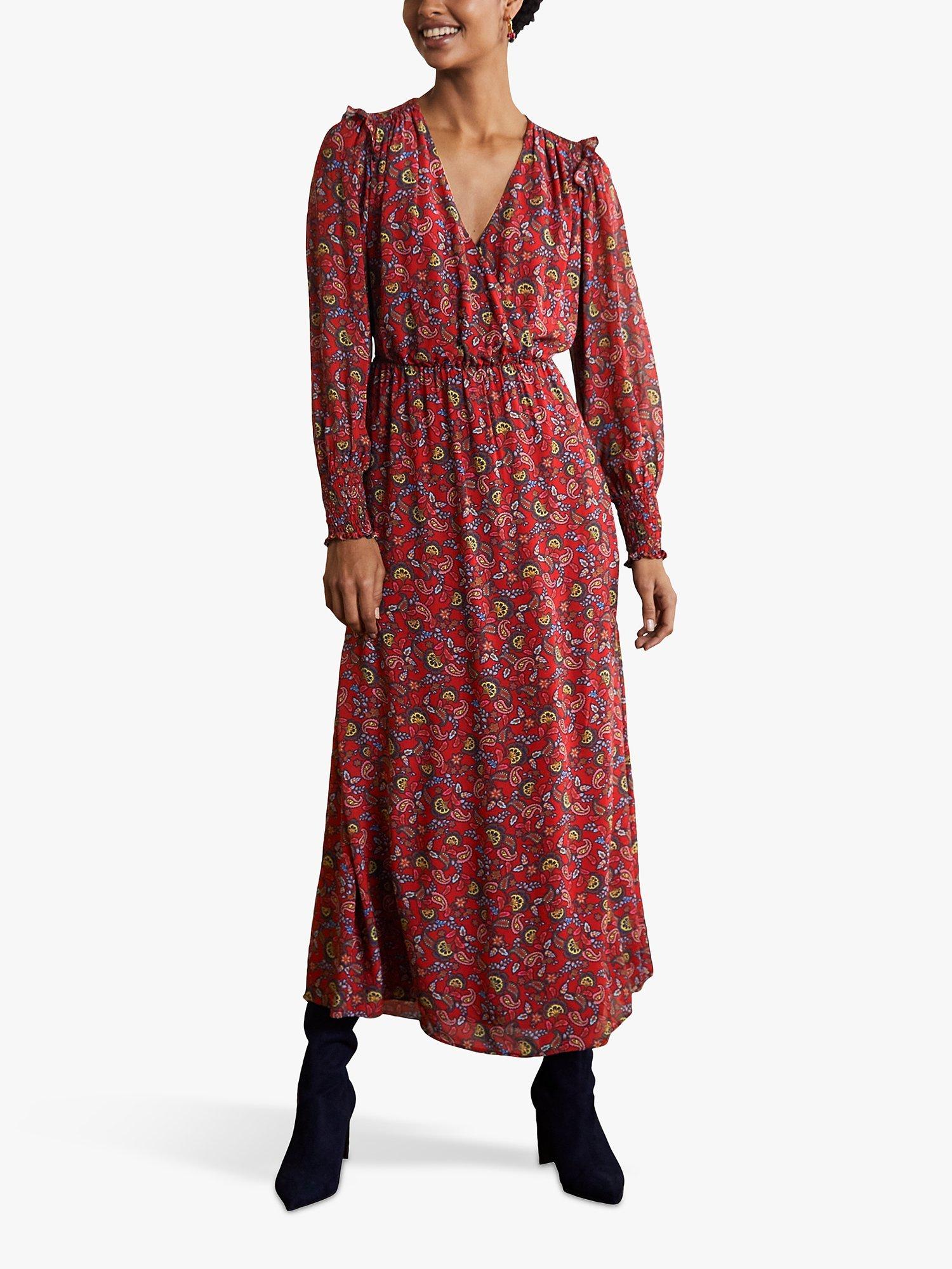 Boden Becky Midi Wrap Dress