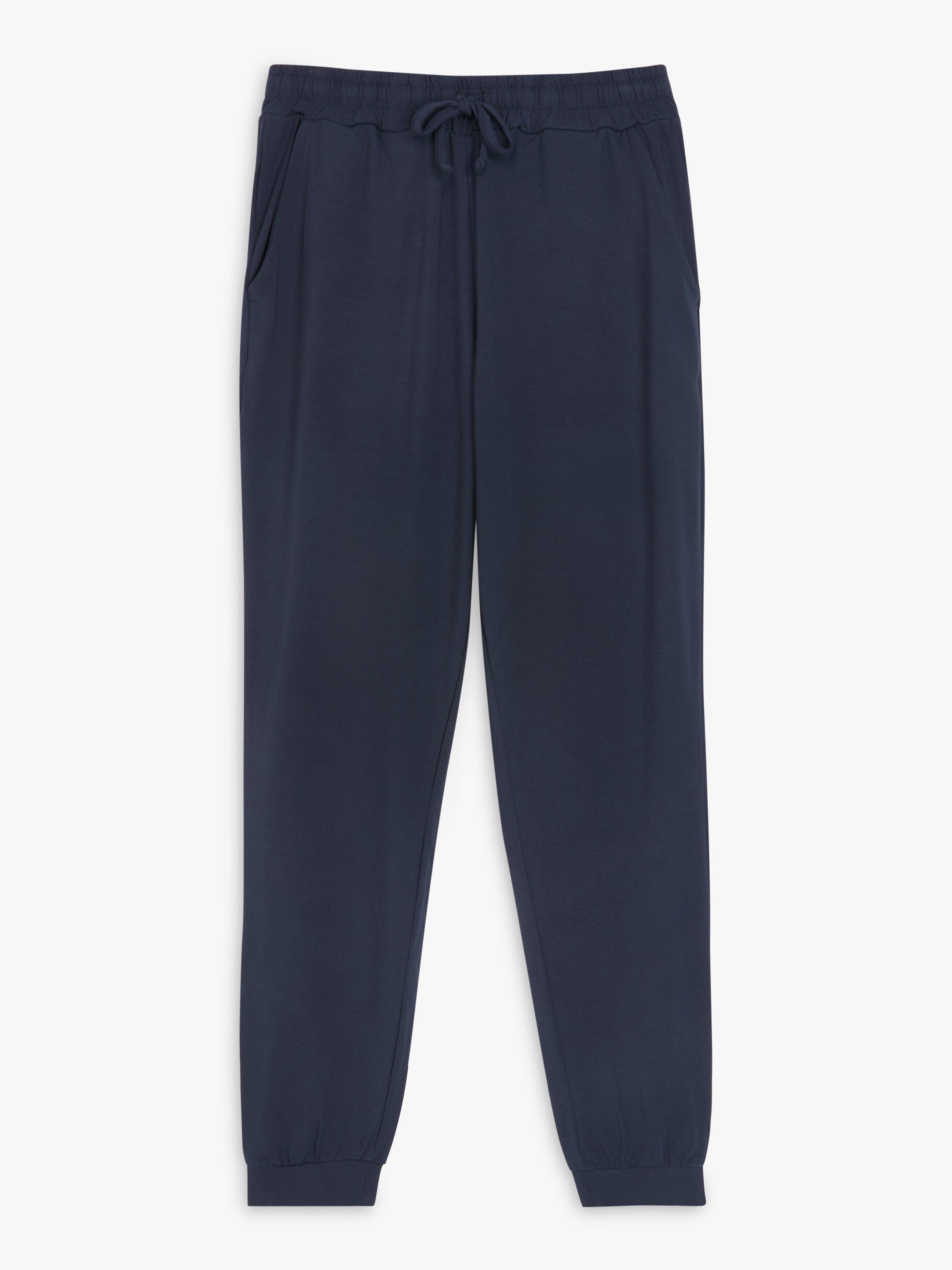 John Lewis Jersey Joggers, Navy